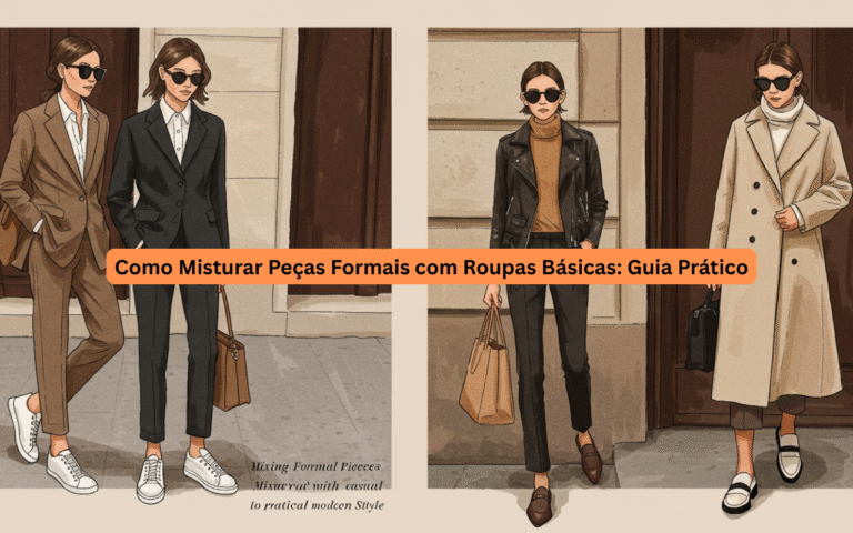 Como Misturar Peças Formais com Roupas Básicas: Guia Prático