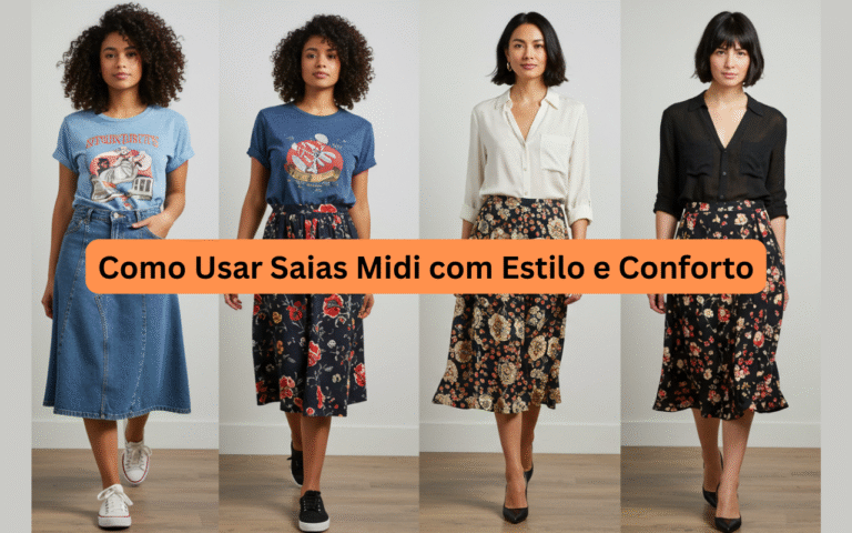 Como Usar Saias Midi com Estilo e Conforto