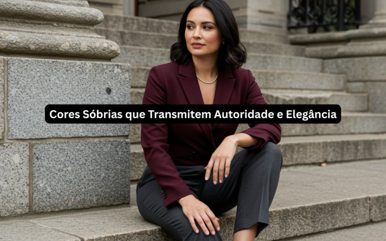 Cores Sóbrias que Transmitem Autoridade e Elegância: Como Usar para Valorizar seu Estilo