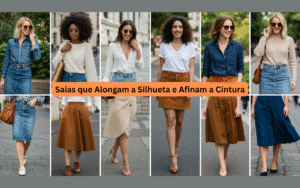 Leia mais sobre o artigo Saias que Alongam a Silhueta e Afinam a Cintura: Dicas de Estilo para Mulheres Reais