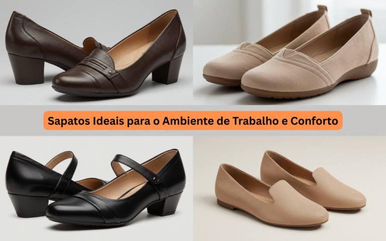 Sapatos Ideais para o Ambiente de Trabalho e Conforto