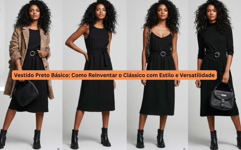 Vestido Preto Básico: Como Reinventar o Clássico com Estilo e Versatilidade