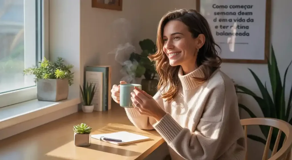 Como Começar a Semana de Bem com a vida