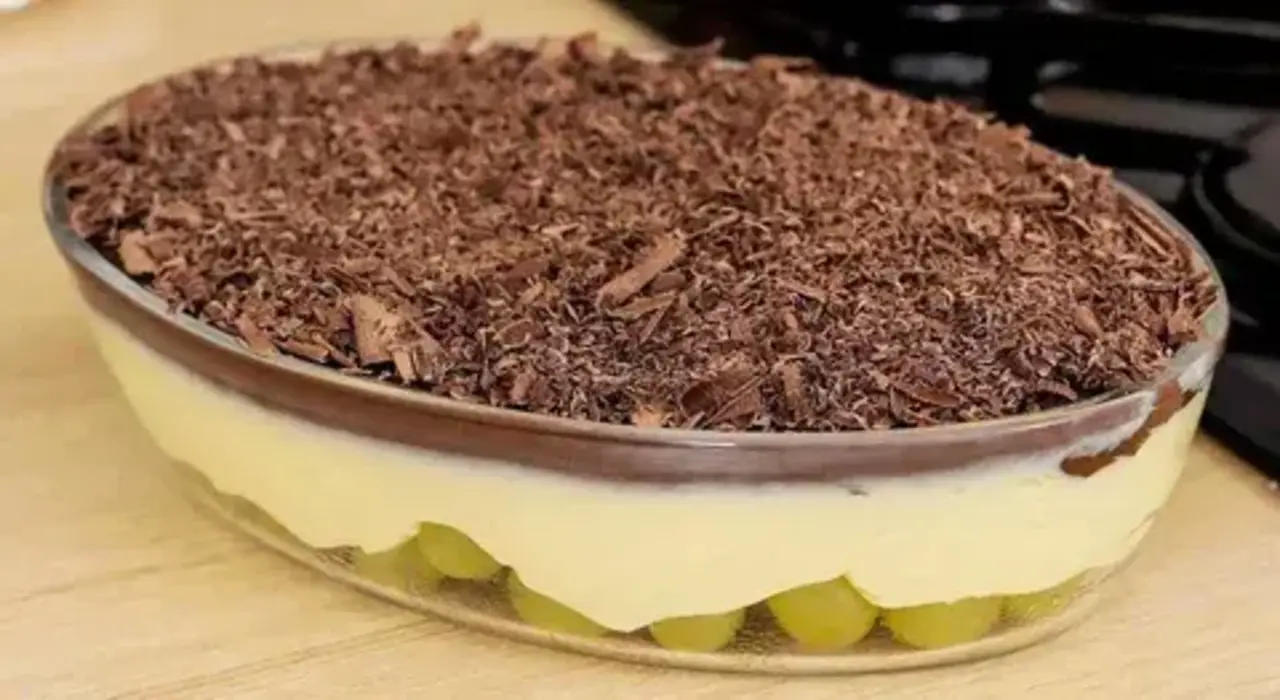 Receita bombom de uva na travessa