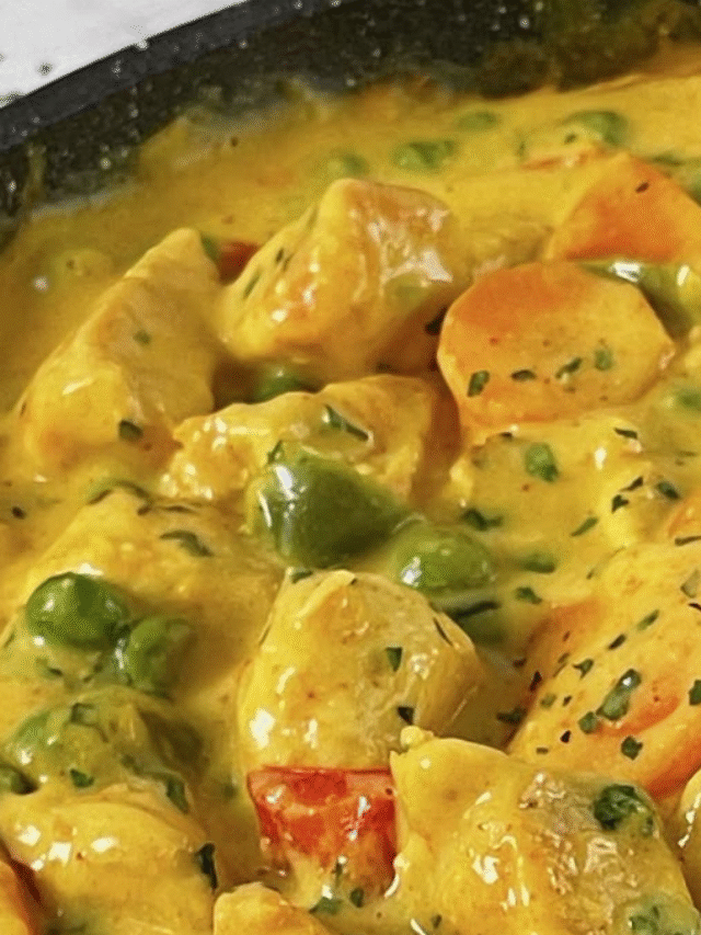 FRANGO CREMOSO COM LEGUMES NA PANELA