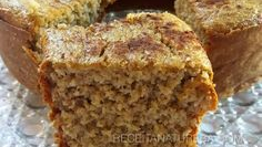 BOLO FIT DE BANANA DE LIQUIDIFICADOR