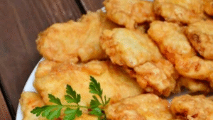Leia mais sobre o artigo FILEZINHOS DE PESCADA EMPANADA COM MASSA CHINESA CROCANTE