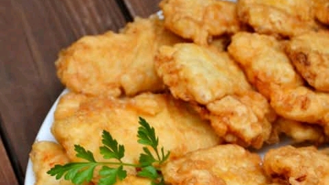 FILEZINHOS DE PESCADA EMPANADA COM MASSA CHINESA CROCANTE