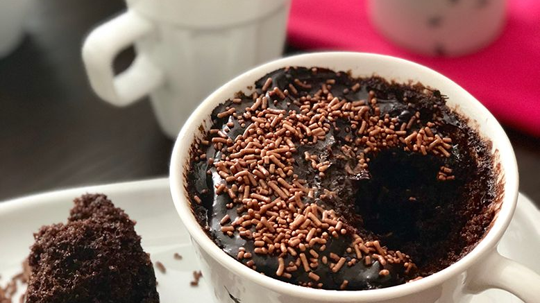 Bolo de Caneca de Chocolate