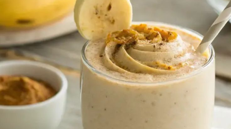 Smoothie de Banana e Pasta de Amendoim
