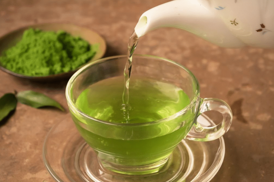 Chá Verde para Saúde do Fígado