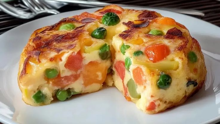 Omelete de Vegetais com Aveia para Diabéticos