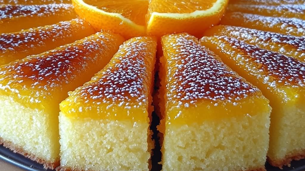 Bolo de Maizena com Fubá e Laranja