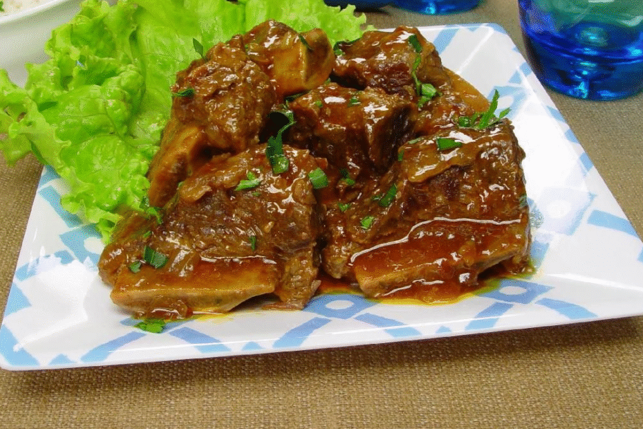 Costela Bovina na Cerveja Preta