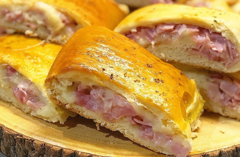 Enroladinho de Queijo e Presunto