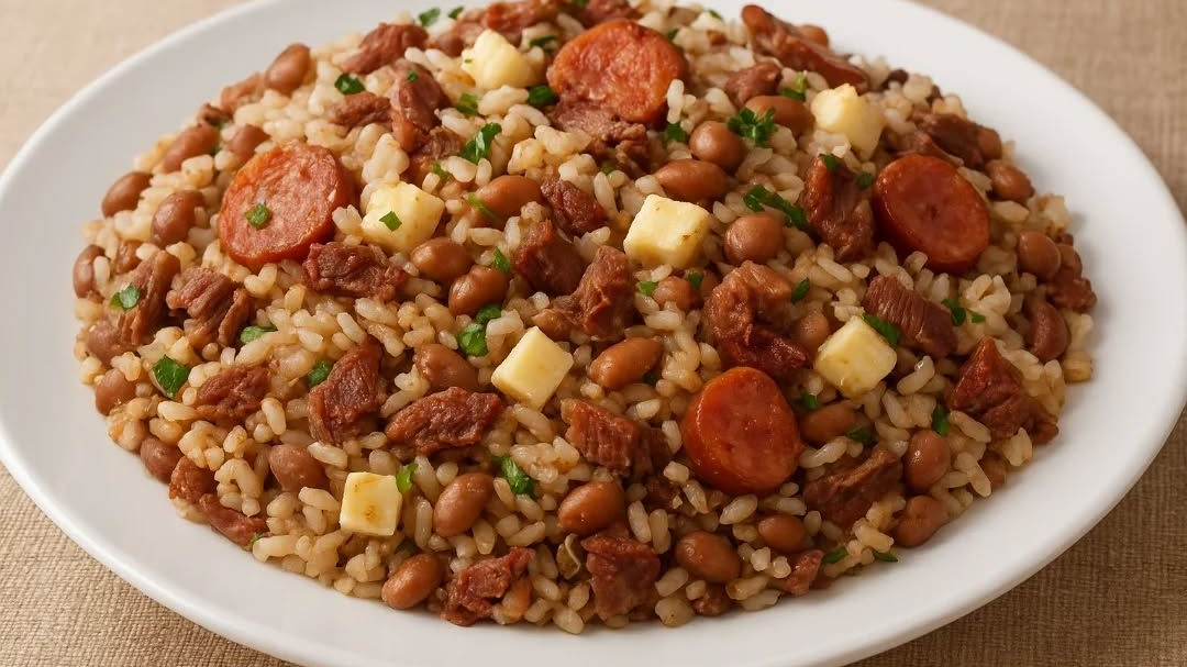 Receita Baião de Dois