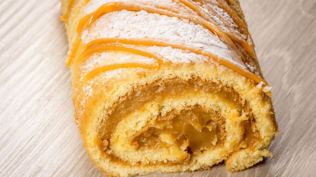 Rocambole de Limão Fofinho e Cremoso
