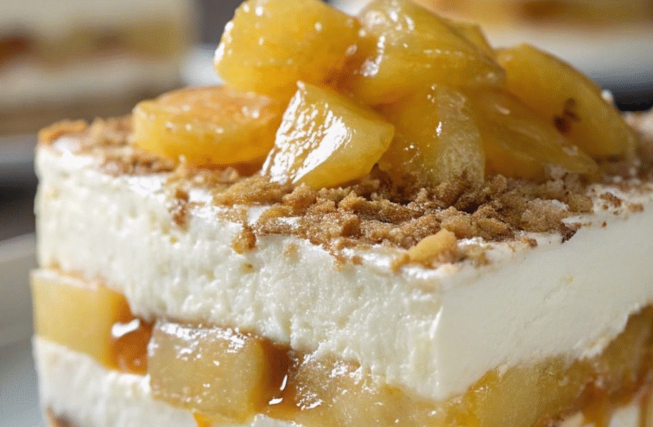 Pavê de Coco com Abacaxi