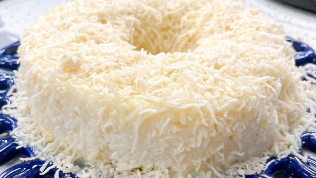 Bolo Gelado de Tapioca com Coco