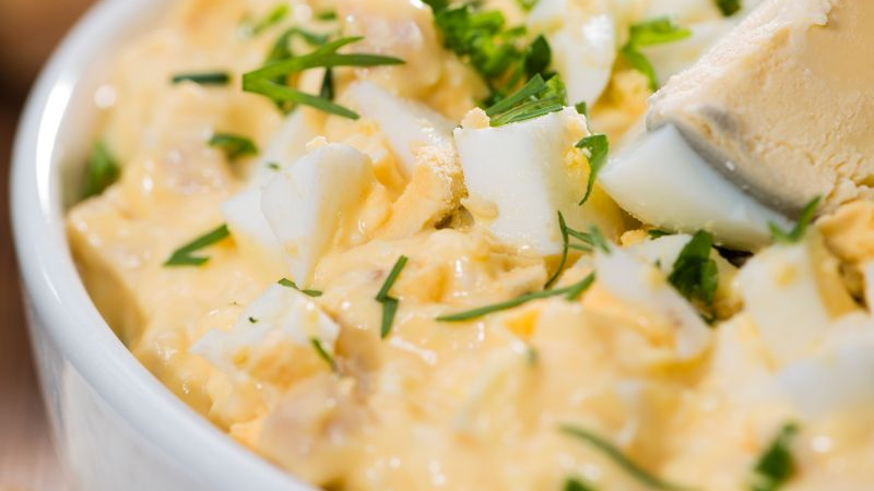 Salada de Batata com Ovo