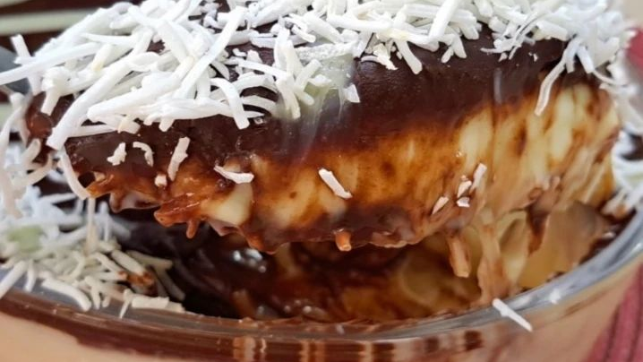 Torta Prestígio Cremosa na Travessa