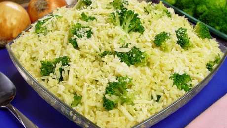 Arroz com Brócolis e Frango