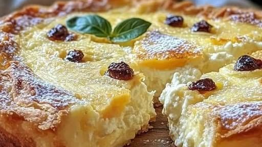 Bolo de Ricota com Passas
