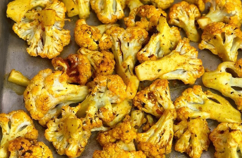 Couve-Flor Crocante com Alho e Parmesão