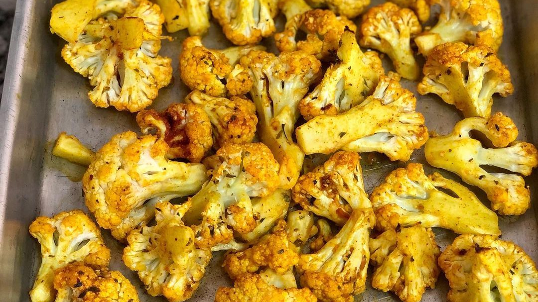 Couve-Flor Crocante com Alho e Parmesão