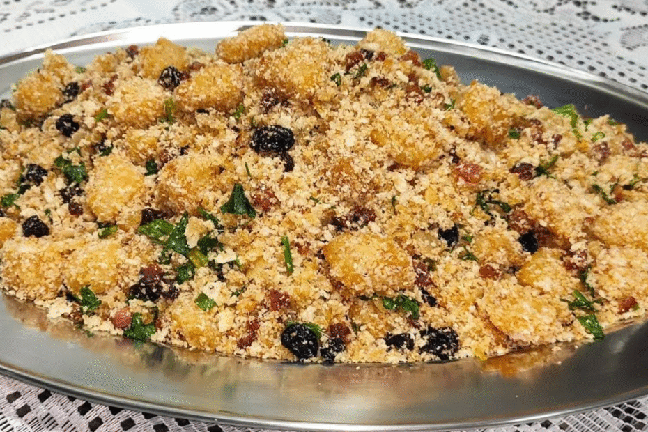 Farofa de Abacaxi com Bacon