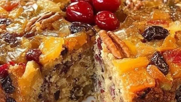 Bolo de Frutas Delicioso