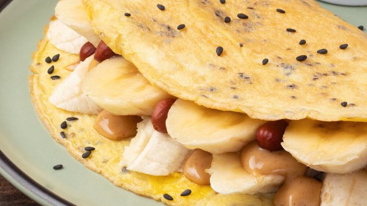 Crepioca de Banana com Três Ingredientes