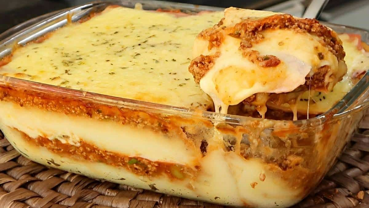 Escondidinho de Carne Moída no Forno