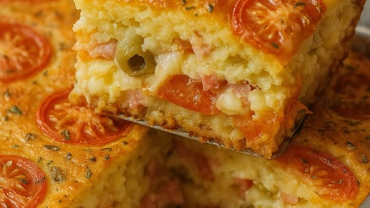 Torta Pizza de Liquidificador