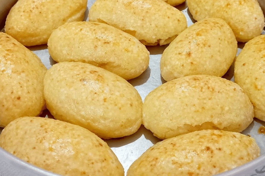 PÃOZINHO DE TAPIOCA FÁCIL E DELICIOSO PARA O CAFÉ DA MANHÃ