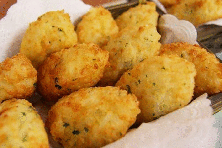 Bolinho De Arroz Na Airfryer