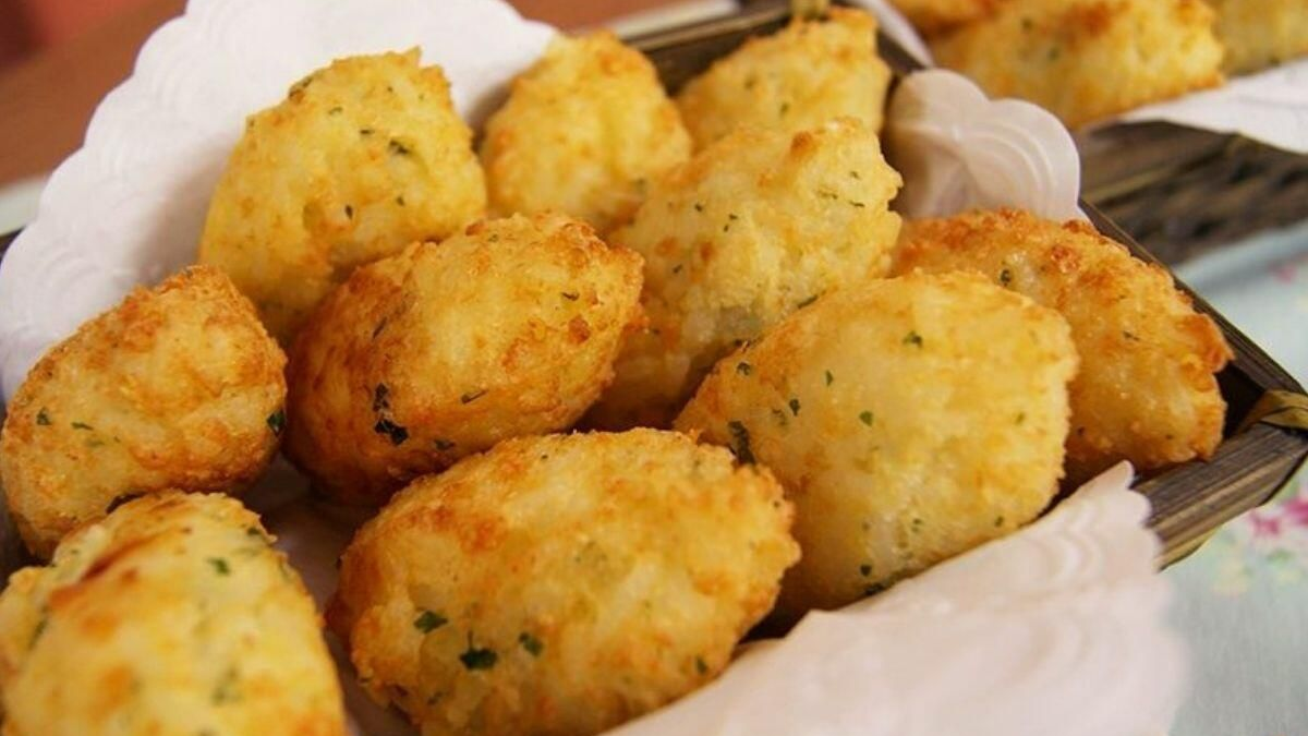 Bolinho De Arroz Na Airfryer