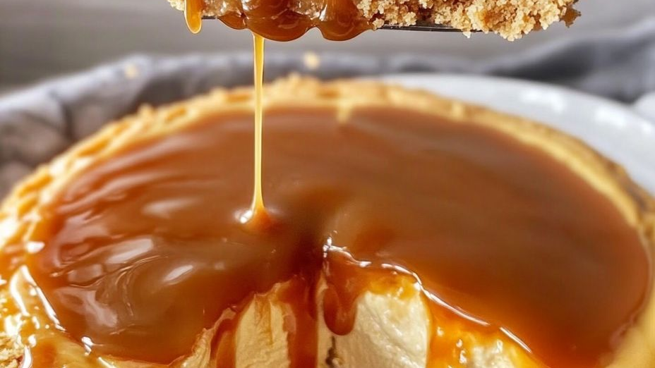 Torta de Queijo com Caramelo