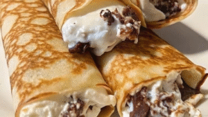 Leia mais sobre o artigo Panqueca Doce Recheada com Creme e Chocolate