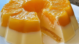 Leia mais sobre o artigo Receita de Sobremesa de Gelatina e Creme com Laranja