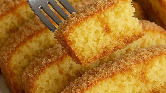 BOLO AMANTEIGADO COLONIAL FATIADO COM AÇÚCAR