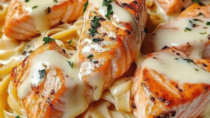 Leia mais sobre o artigo FETTUCCINE CREMOSO IMPERIAL COM SALMÃO DOURADO