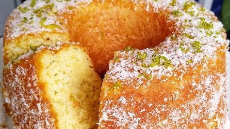 Bolo de Coco e Iogurte Fácil de Fazer