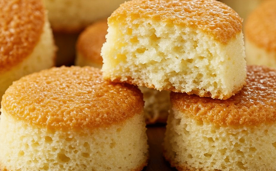 Bolinhos de leite condensado e coco assados