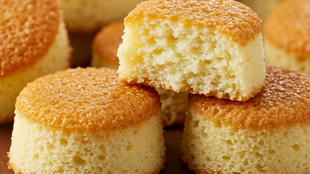 Bolinhos de leite condensado e coco assados