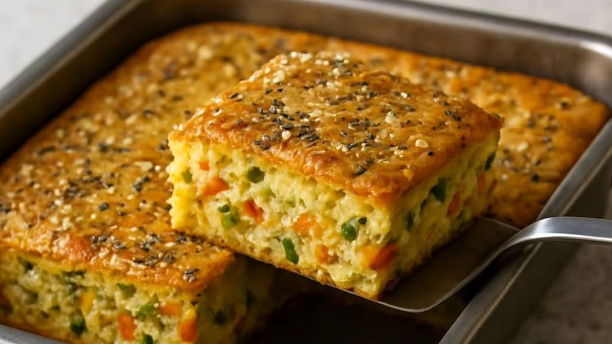 Torta de legumes sem farinha branca