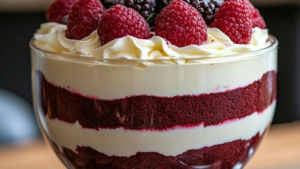 Leia mais sobre o artigo TAÇA RED VELVET COM CREME E FRUTAS VERMELHAS