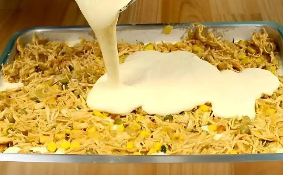 Massa de torta de liquidificador que derrete na boca