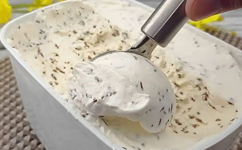 Sorvete Caseiro de Flocos