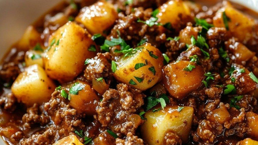 Leia mais sobre o artigo Carne Moída com Batatas Bem Temperada e Cheia de Sabor